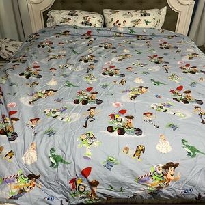 Toy Story Pottery Barn Full Duvet And Sheets